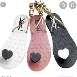 Yves Saint Laurent Biarritz Heart Sandals 